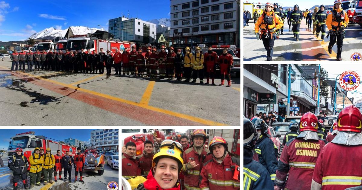 Collage of first responders